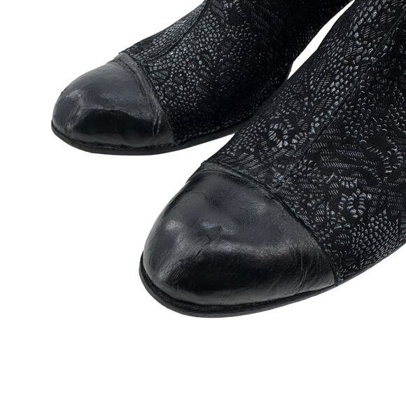 Cydwoq Knee Bootie Handmade‎ In The USA Leather Booties Size 39 - Picture 7 of 12